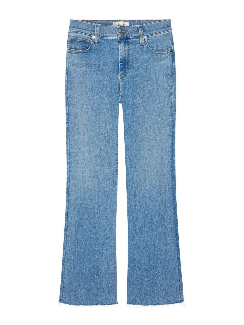 Frame | $288 Icon Denim in Lark Raw After | 32
